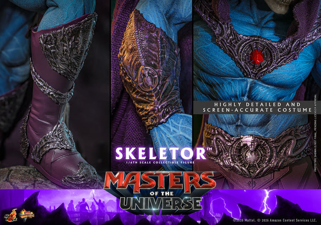Hot Toys Masters of the Universe Movie Masterpiece Action Figure 1/6 Skeletor 31cm