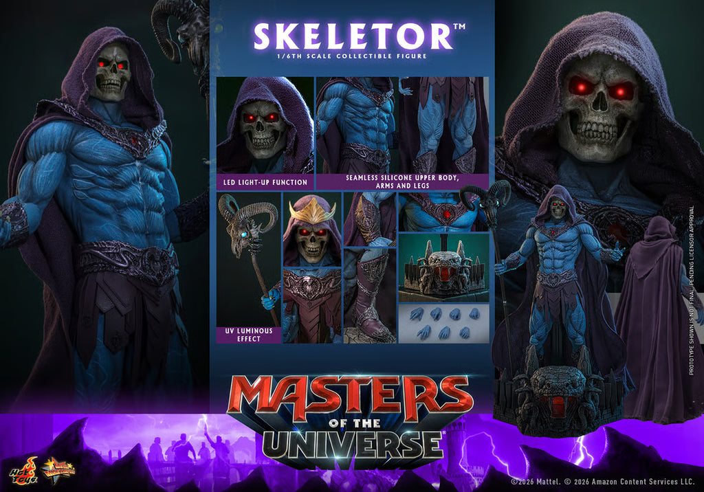 Hot Toys Masters of the Universe Movie Masterpiece Action Figure 1/6 Skeletor 31cm