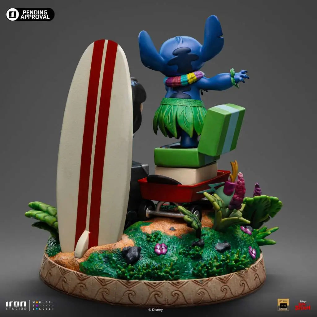 Disney Classics Lilo And Stitch Deluxe  Art Scale Statue 1/10