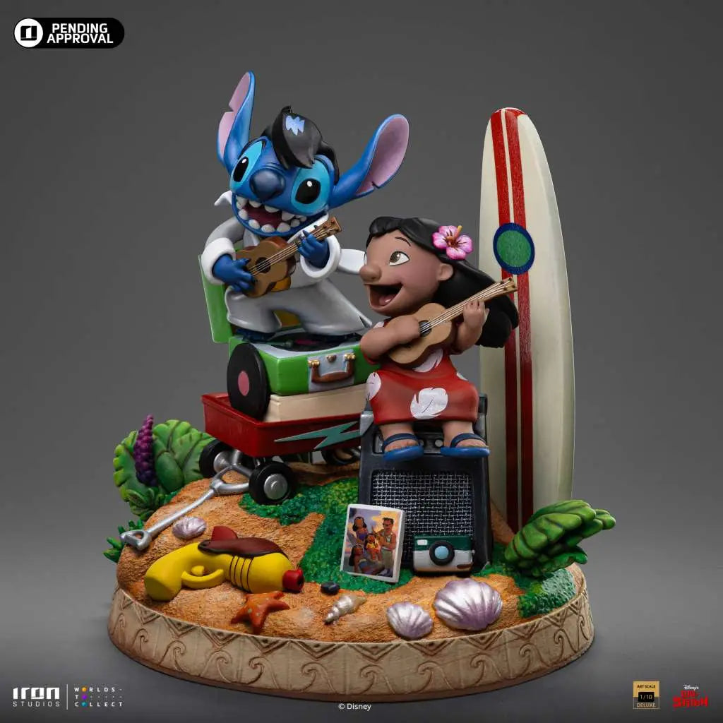 Disney Classics Lilo And Stitch Deluxe  Art Scale Statue 1/10