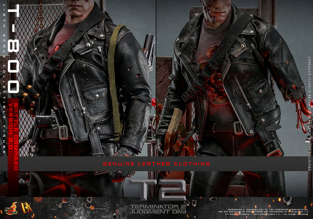 Hot Toys 1/6 T-800 Terminator Battle Damaged Version 2.0