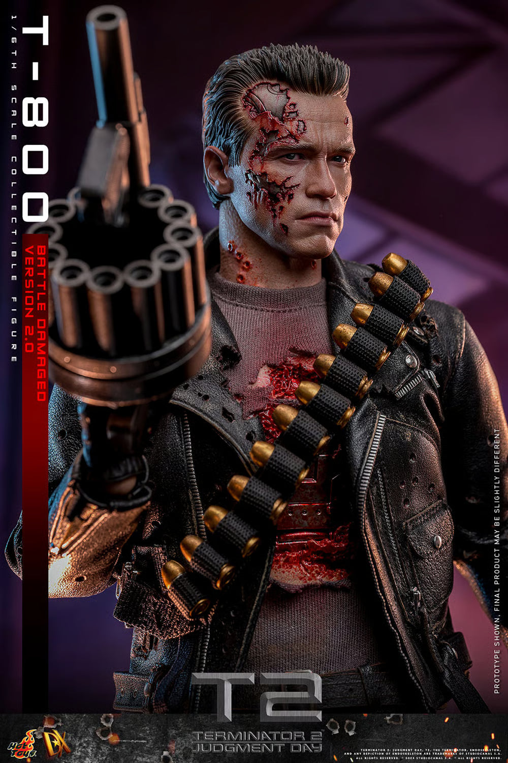 Hot Toys 1/6 T-800 Terminator Battle Damaged Version 2.0