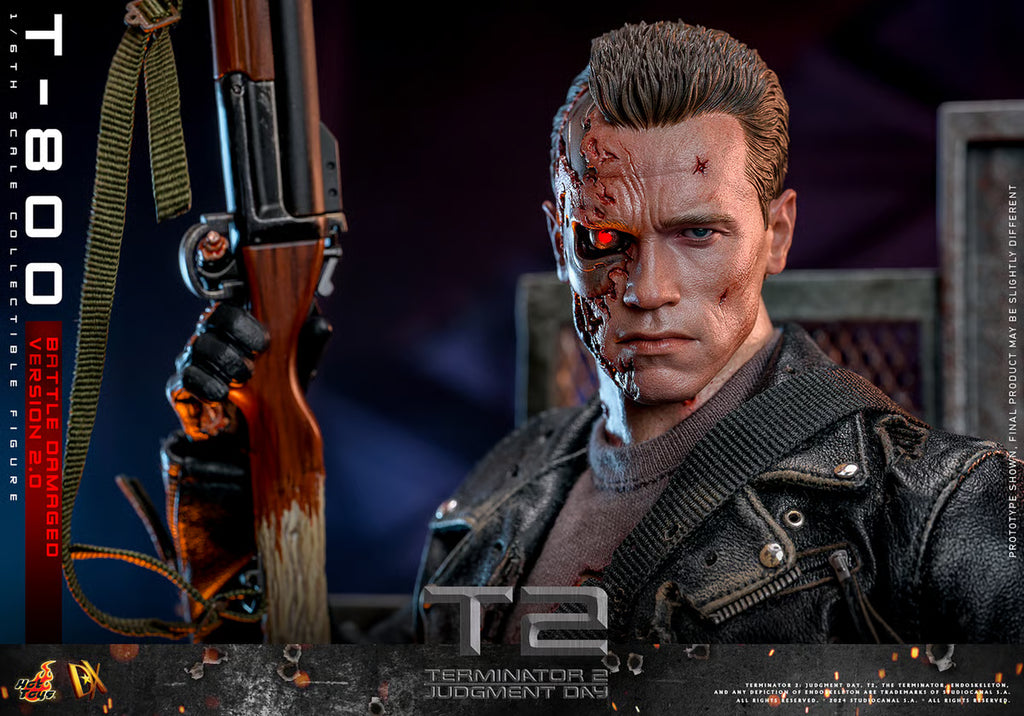 Hot Toys 1/6 T-800 Terminator Battle Damaged Version 2.0