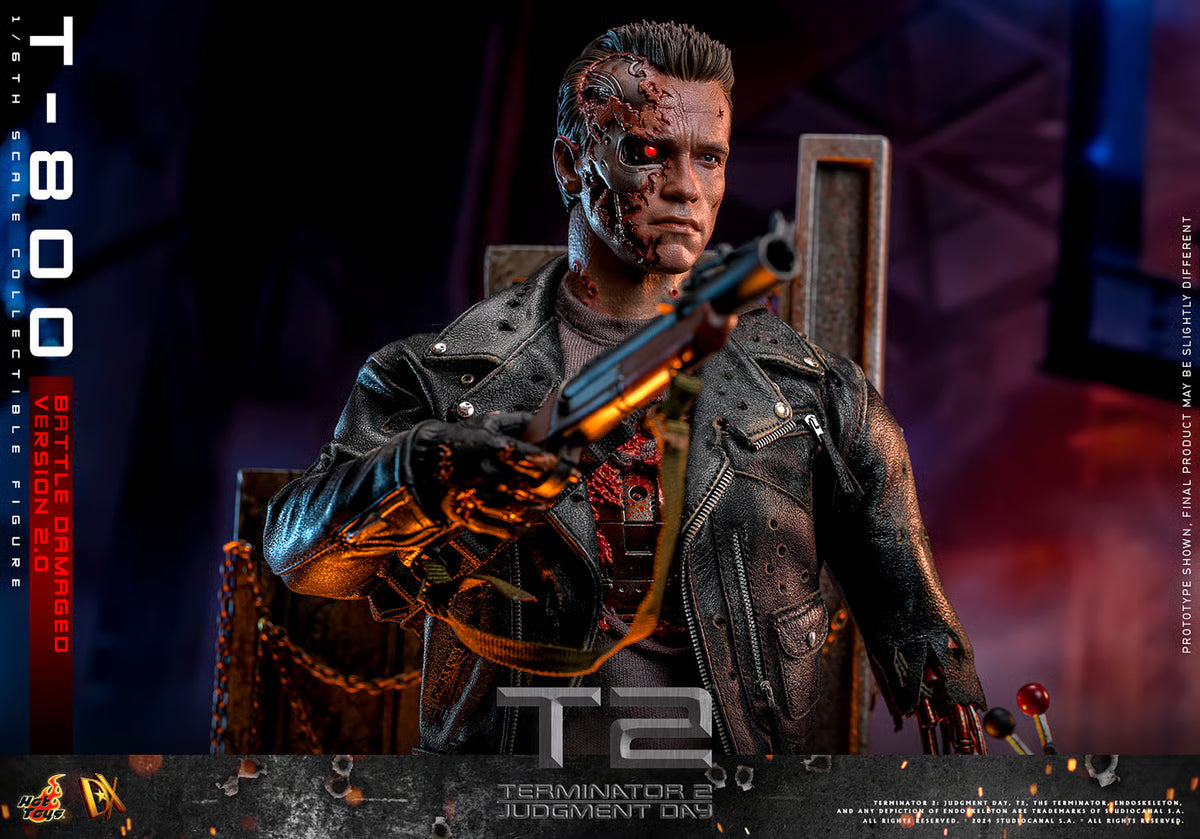 Hot Toys 1/6 T-800 Terminator Battle Damaged Version 2.0