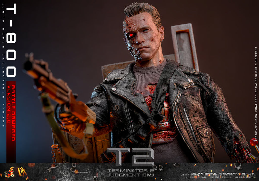 Hot Toys 1/6 T-800 Terminator Battle Damaged Version 2.0