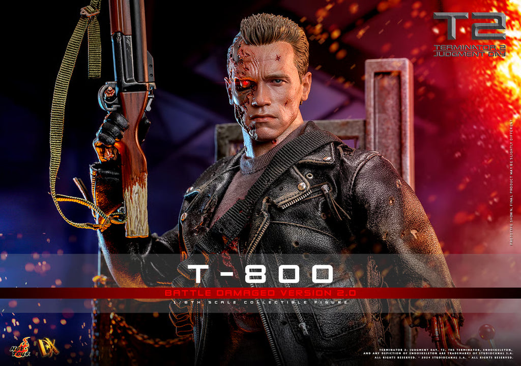 Hot Toys 1/6 T-800 Terminator Battle Damaged Version 2.0